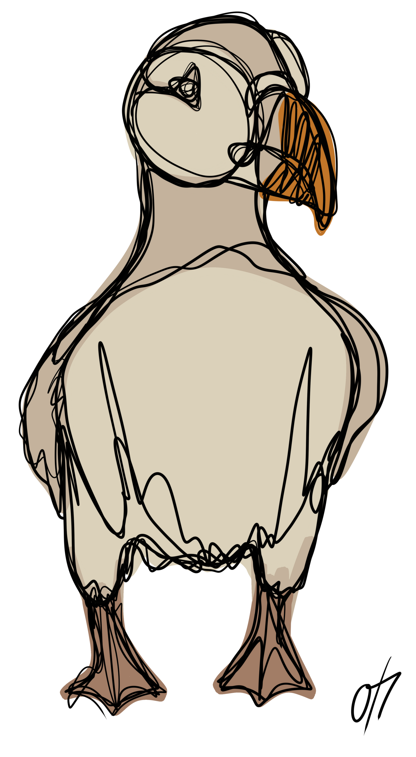 Mr. Puffin Totebag (flera färger)