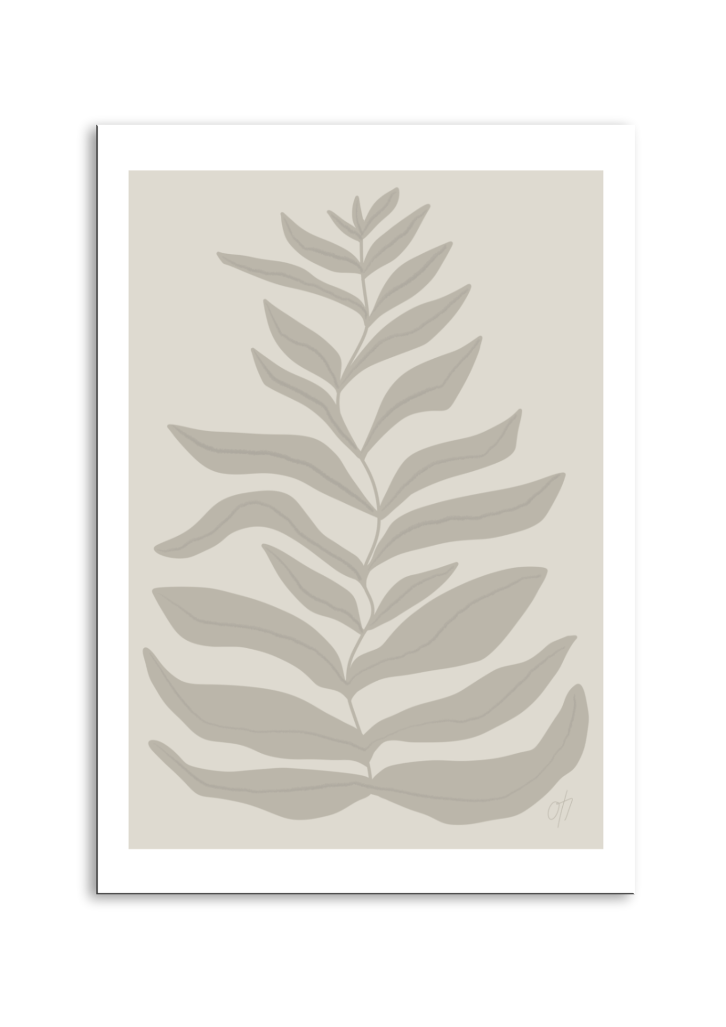 Leaf poster (flera färger)