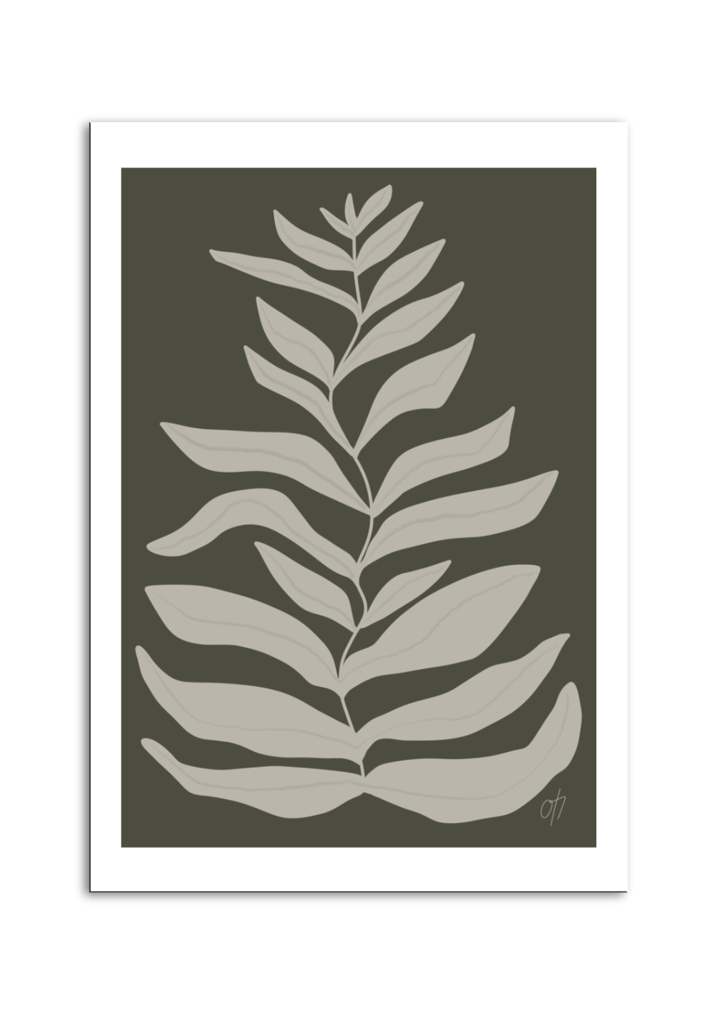 Leaf poster (flera färger)