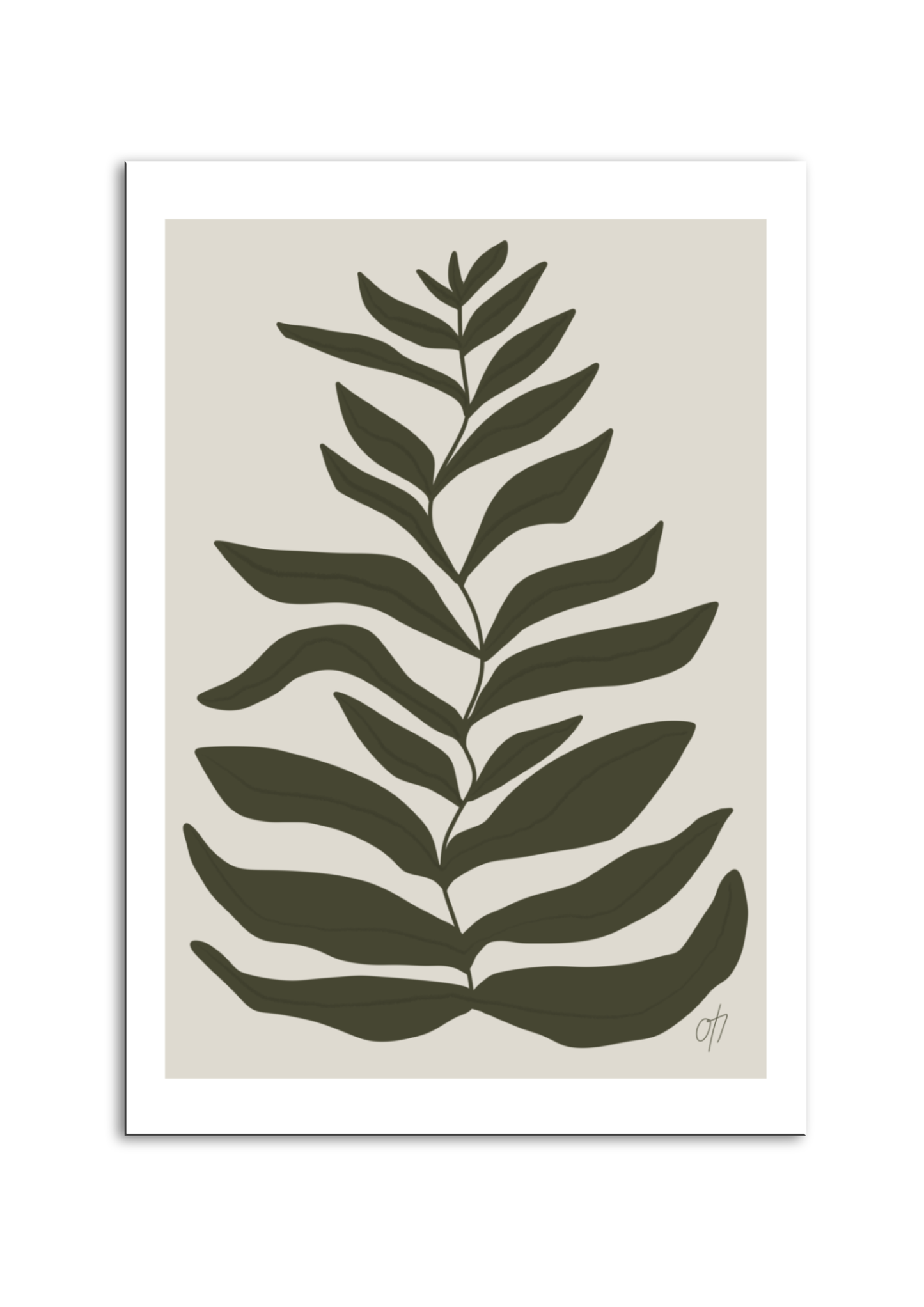 Leaf poster (flera färger)